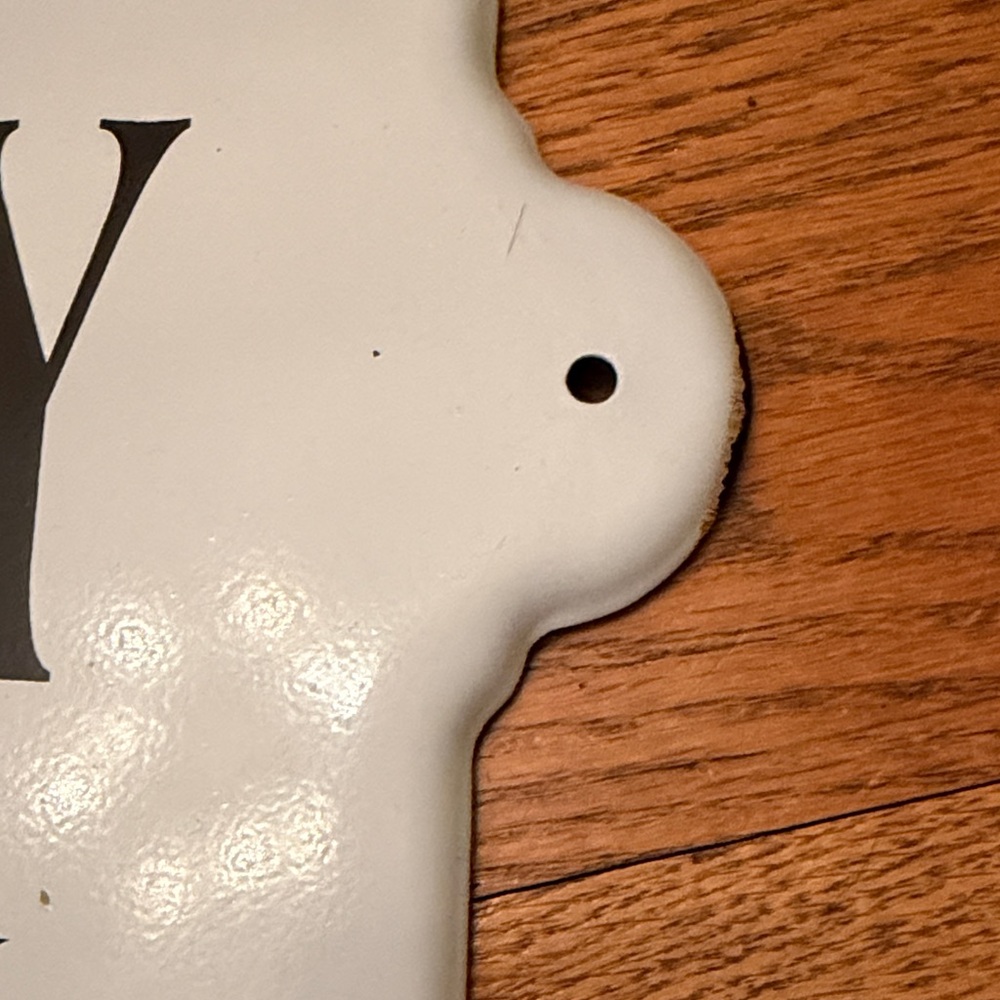 White 'Happy Place' Wall Sign - Picture 12 of 13